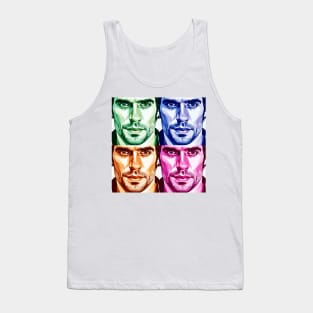 Pop Art Henry Cavill as Argylle action movie 2024 graphic design Tank Top